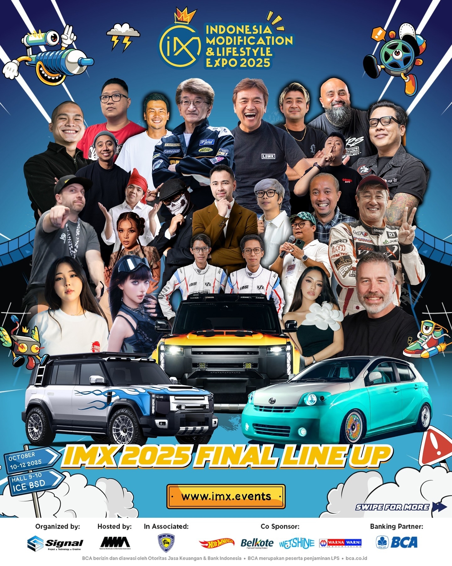 Ini Daftar Selebriti hingga Legenda Internasional yang Bakal Meriahkan IMX 2025 di ICE BSD, Catat Tanggalnya!
