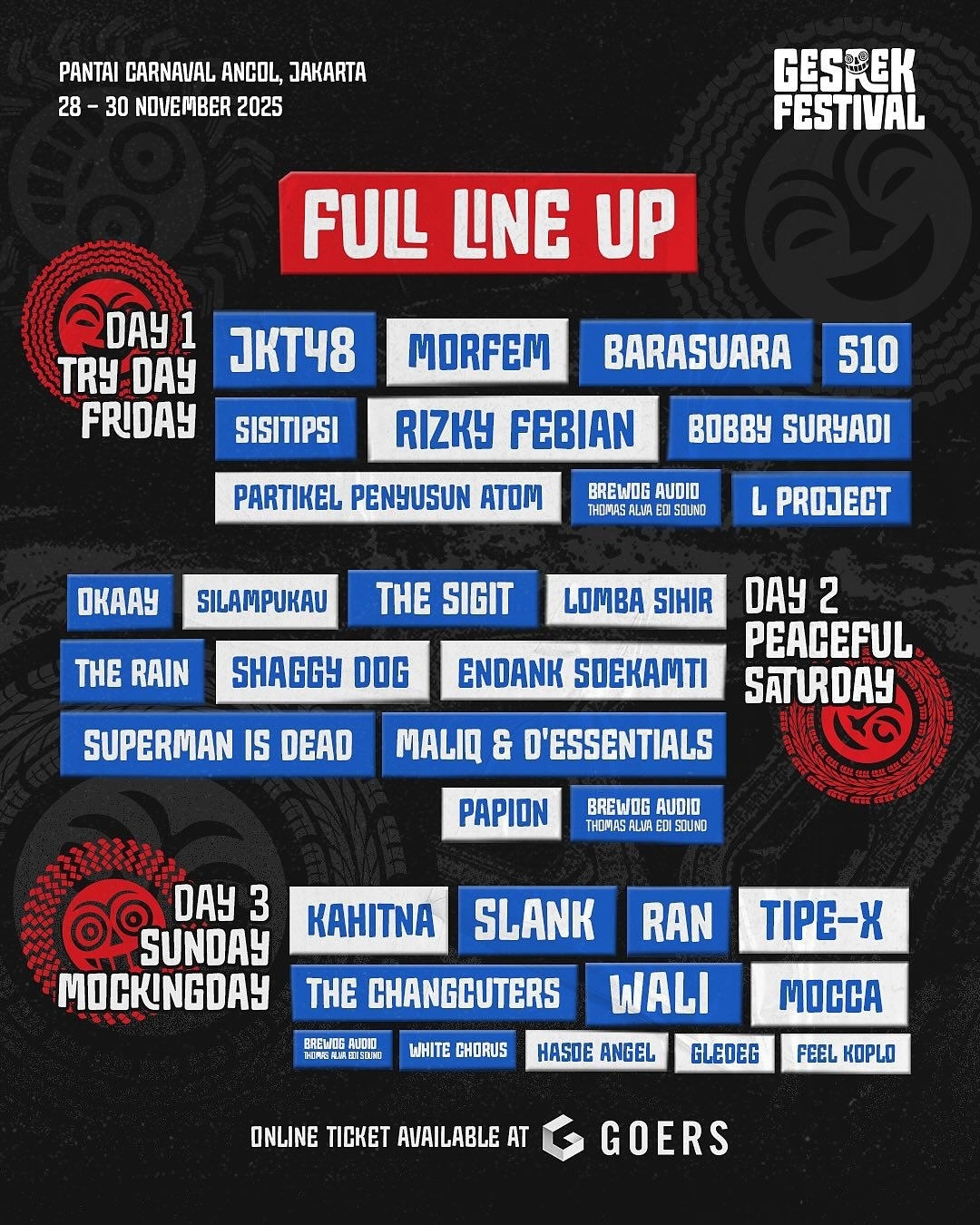 Gesrek Festival 2025: Perpaduan Konser Musik dan Sound Horeg Pertama di Jakarta, Hadirkan 30 Musisi Lintas Genre, Cek Tanggal dan Lokasinya!