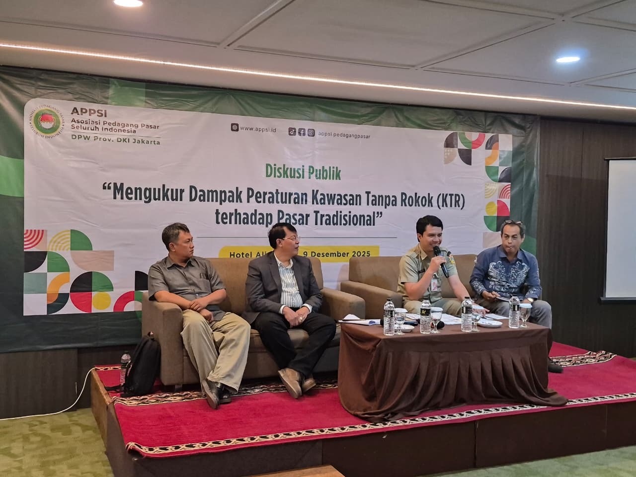Klaim Punya Anggota 82.000 Pedagang Pasar di Jakarta, APPSI Tolak Raperda KTR,  Nilai Bisa Berdampak Ekonomi dan Matikan Usaha
