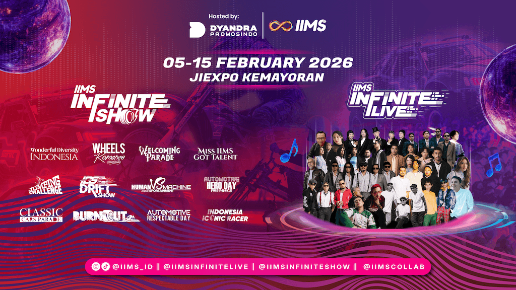 Jangan Lupa! IIMS 2026 Mulai Digelar Pekan Depan, Pameran Otomotif dan Konser Musik Selama 11 Hari, Tampilkan Iwan Fals, Tulus, Hindia hingga Dewa 19