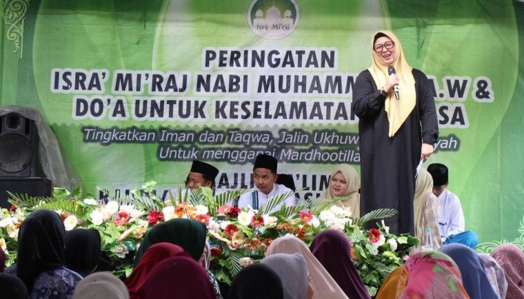 Hadiri Peringatan Isra' Mi'raj di Jayanti, Wabup Tangerang Ajak Masyarakat Teladani Kesabaran dan Keikhlasan Nabi SAW