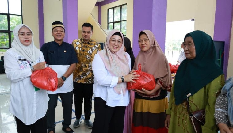Monitoring GPM di Bojong Nangka Kelapa Dua, Wabup Tangerang: Paket Sembako Seharga Rp 70 Ribu, Bisa Ditebus Hanya Rp 41 Ribu