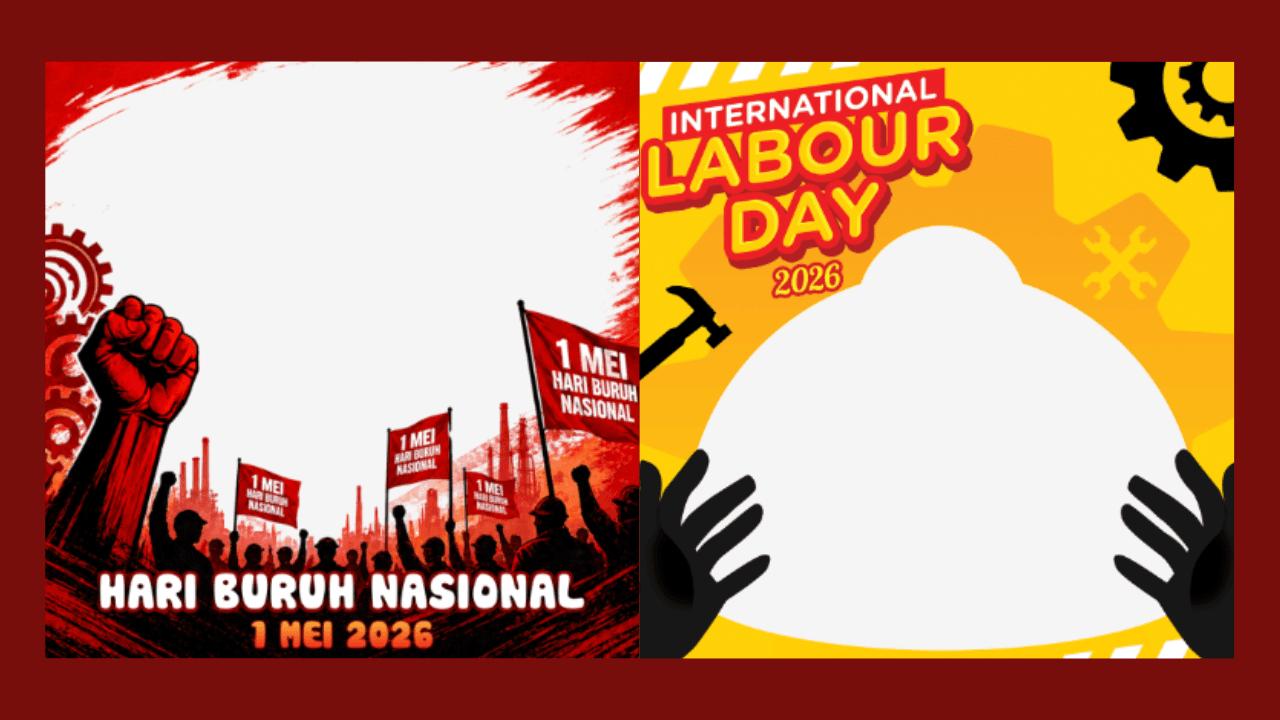 50+ Link Twibbon Hari Buruh 2026 Desain Keren dan Gratis, Lengkap dengan Cara Pasangnya!