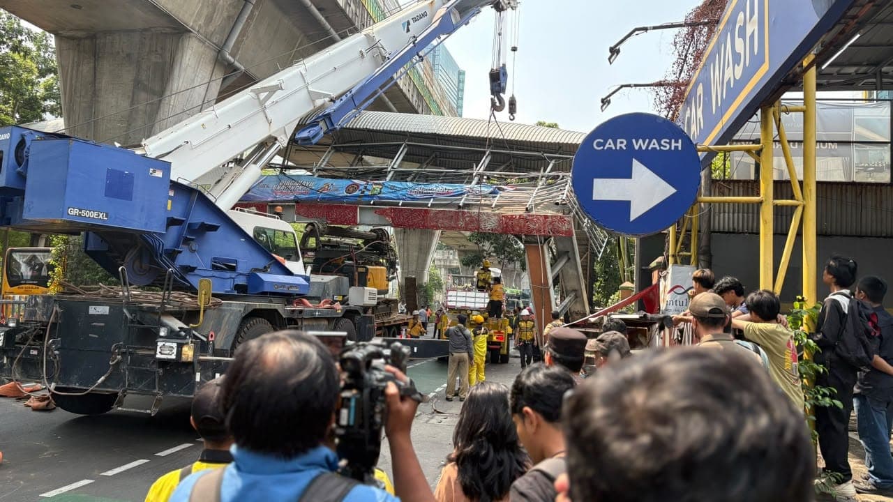 Tunggu JPO Tendean Dibangun Kembali, Pemprov DKI Bakal Sediakan Pelican Crossing
