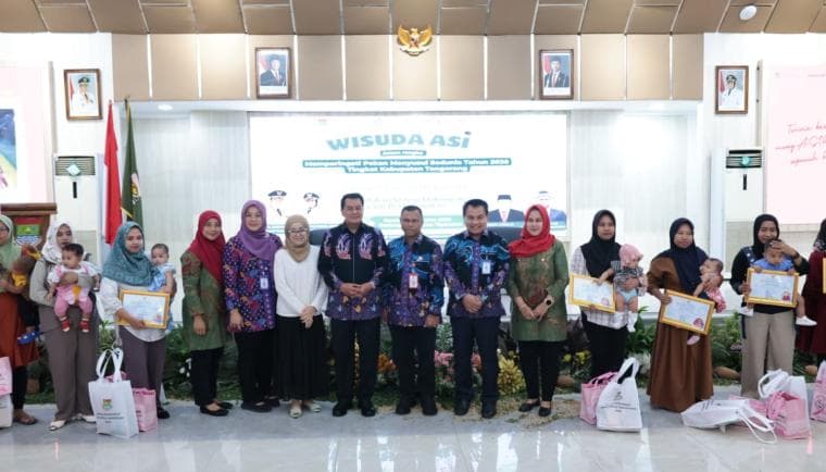 Wisuda 132 Bayi Lulus ASI Eksklusif di Pekan Menyusui Sedunia, Dinkes Kabupaten Tangerang: Untuk Cegah Stunting