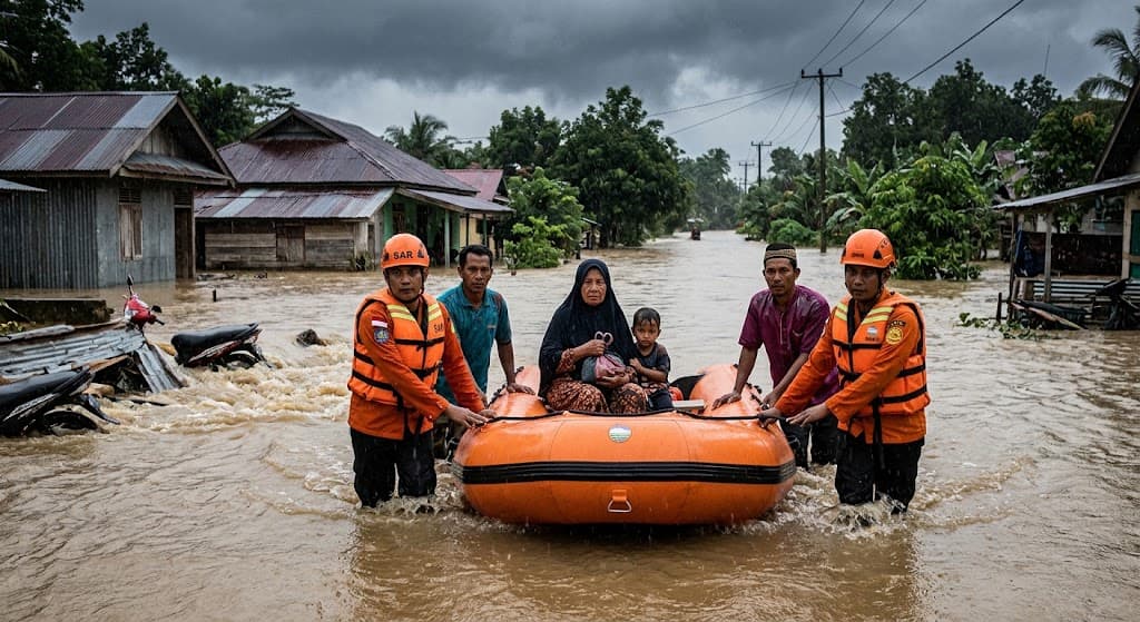 BMKG Rilis Peringatan Dini Cuaca Aceh: Waspada Potensi Banjir dan Longsor 24-26 Oktober 2026