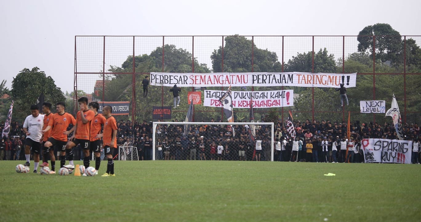 Datangi Tempat Latihan Persija, The Jakmania Sampaikan 3 Pernyataan Sikap