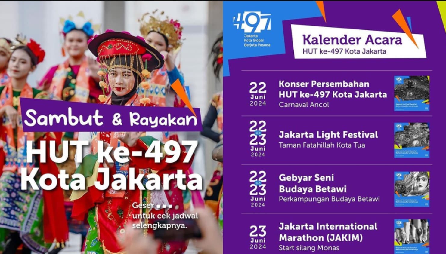 EVENT JAKARTA BULAN JUNI: Jaming at Station, Festival Sastra Jakarta dan Jakarta Kreatif Festival