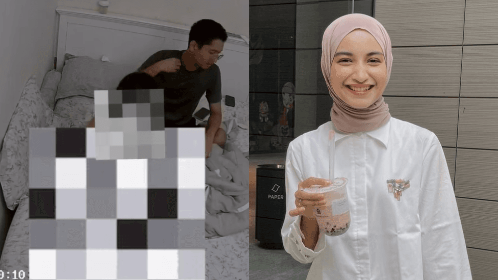 VIRAL! Rekaman CCTV Memperlihatkan Selebgram Cut Intan Nabila Dianiaya Suami di Tempat Tidur, Anak Bayinya Hampir Keinjak