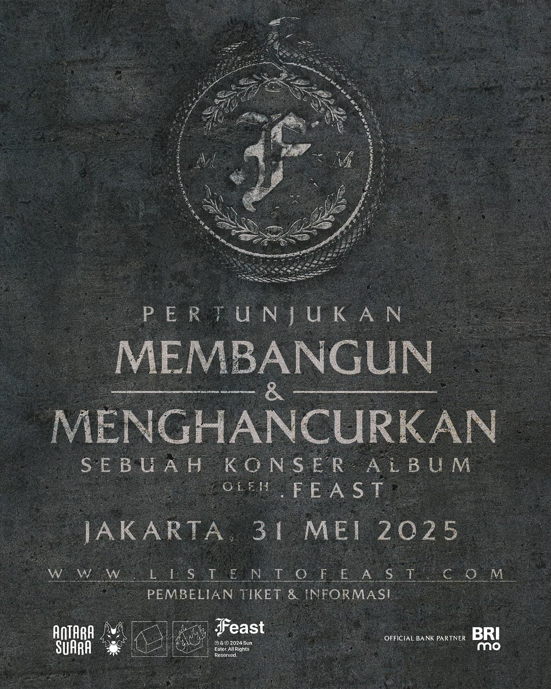 Rockers Merapat! .Feast Siap Menggebrak Panggung Konser di Velodrome Jakarta pada Mei 2025, Segini Harga Tiketnya