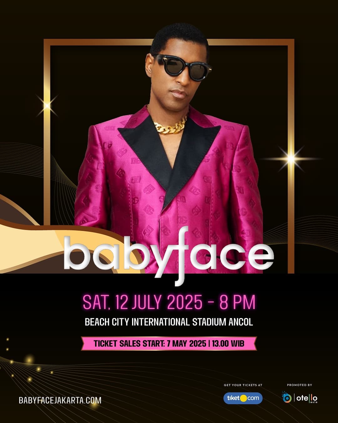Konser Legenda Musik Dunia Babyface di Jakarta, Ada Diskon 25 Persen, Cek Informasi Lengkapnya di Sini