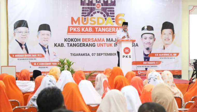 Hadiri Musda VI PKS Kabupaten Tangerang, Bupati Maesyal Rasyid Tekankan Sinergitas untuk Pembangunan Daerah