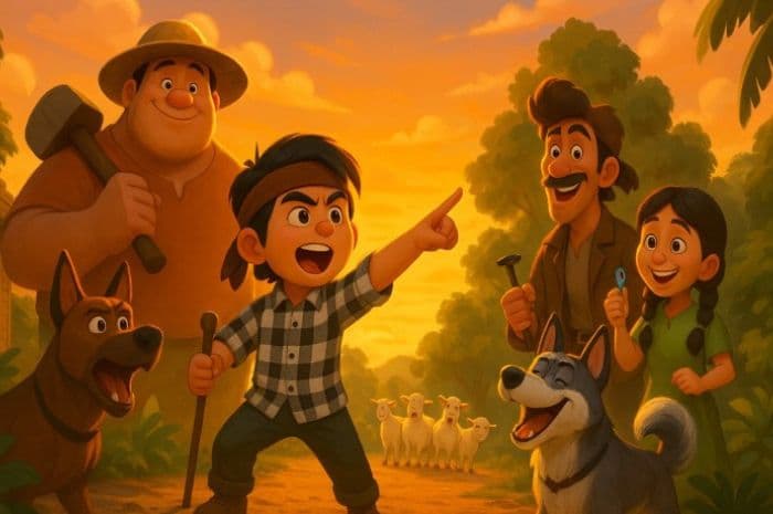 Dongeng Anak: Penggembala & Misi Penyelamatan Kambing