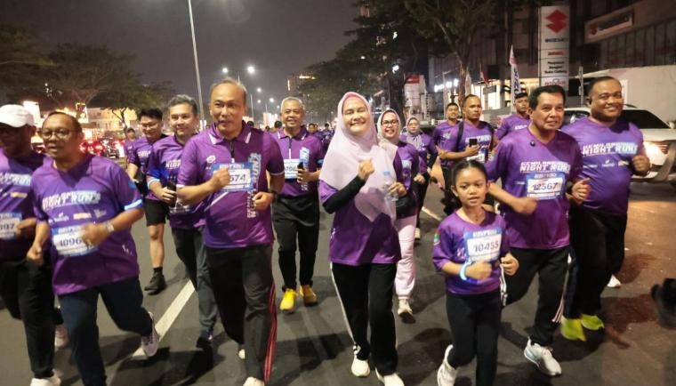 Gandeng Ketua Korpri Pusat, Bupati Maesyal Lepas 6.700 Pelari Night Run 2026, Rayakan HUT ke-394 Kabupaten Tangerang