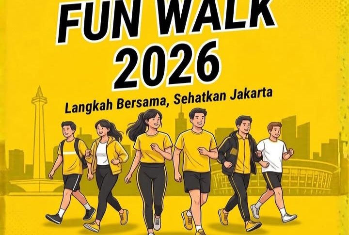 AMPG Golkar DKI Jakarta Ajak Warga Ikuti Fun Walk 2026 Sore Ini di GBK