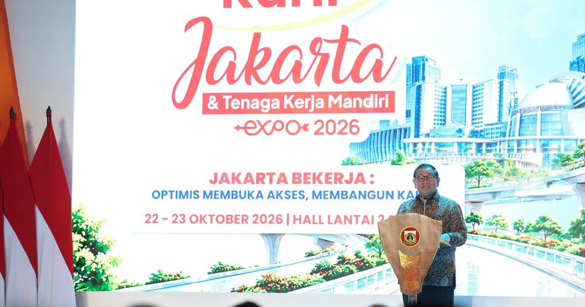 Ayo Merapat! Karir Jakarta dan TKM Expo 2026 Resmi Dibuka Gubernur Pramono, Tersedia 12 Ribu Lowongan dari 100 Perusahaan