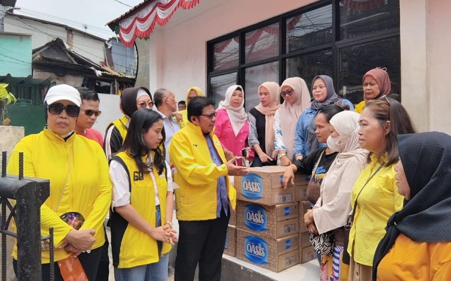 Golkar DKI dan Jaksel Salurkan Bantuan untuk Korban Kebakaran Menteng Atas, Desak Pemprov Lakukan Recovery