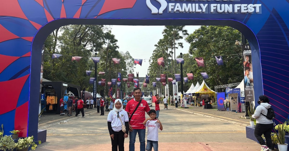 Demi Dukung Timnas Indonesia, Faisal Rela Tempuh Perjalanan dari Lampung ke Jakarta, Anak Sampai Izin Sekolah