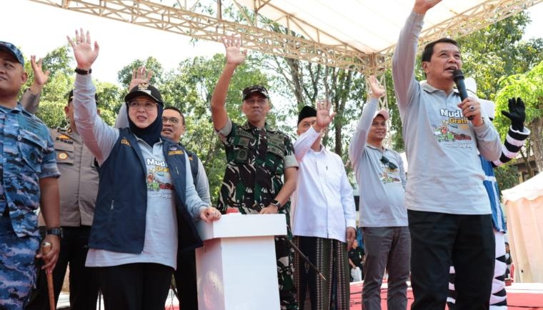 Bupati Maesyal Lepas Keberangkatan 3.000 Peserta Mudik Gratis Pemkab Tangerang 2026 ke 19 Kota di Pulau Jawa dan Sumatera
