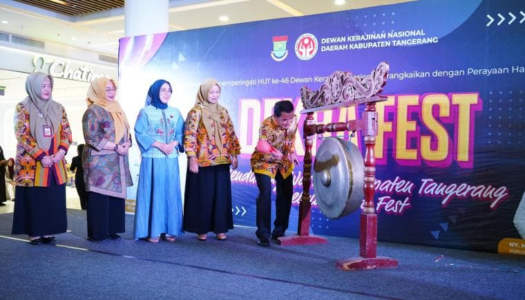 Buka Dekra Fest 2026: Bupati Tangerang Resmi Luncurkan Batik Khas Kecamatan dan Perkuat UMKM
