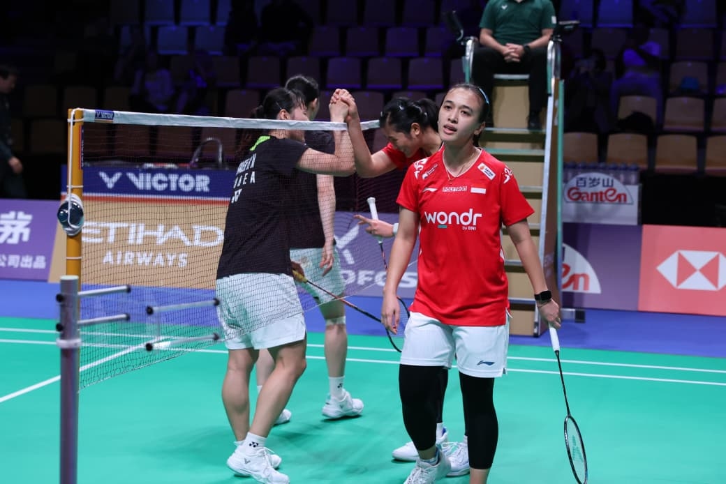 Hasil Semifinal Uber Cup 2026: Kalah 1-3 dari Korea Selatan, Timnas Indonesia Tersingkir