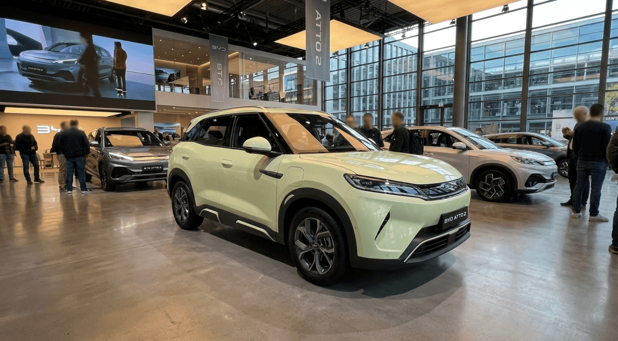 BYD Hadirkan Aksen Eksklusif Pada Atto 2 dengan Jahitan Hijau Menyala dan Jok Pocong, SUV Premium Ini Langsung Jadi Incaran Pecinta Otomotif Modern