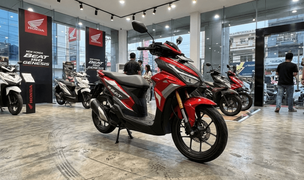Gak Mau Kalah Dari Yamaha dengan Aeroxnya, Honda Persiapkan BeAT 150, Skutik Sporty Dengan Mesin 150CC dan Desain Sangar