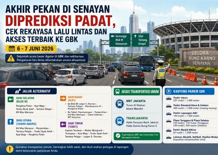 Akhir Pekan Ini Ada Konser EXO hingga Raisa di Kawasan GBK Senayan, Dishub DKI Siapkan Rekayasa Lalin dan Lokasi Parkir, Ini Titik-titiknya!