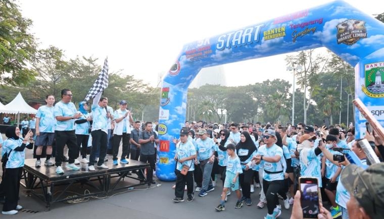 Dorong Pola Hidup Sehat dan Ekonomi Lokal, Bupati Tangerang Lepas Fun Run 5K Komunitas Wisata Kreatif 2026