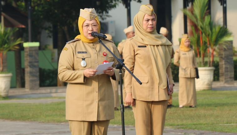 Wabup Intan Nurul Hikmah Gaungkan Budaya Bersih dan Tertib Kawasan Tanpa Rokok bagi ASN Kabupaten Tangerang