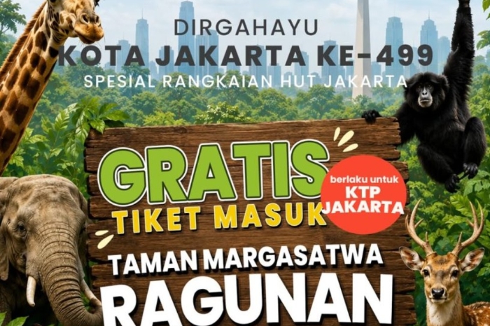 HUT Jakarta ke-499 Makin Meriah, Ragunan Gratiskan Tiket Masuk Selama 3 Hari