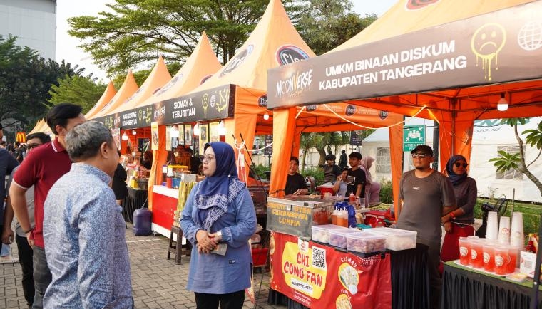 Buka Moonverse Festival dan UMKM Expo 2026 di Uptown Park SMS, Sekda Sampaikan Pesan Bupati Tangerang untuk Dorong Ekosistem UMKM