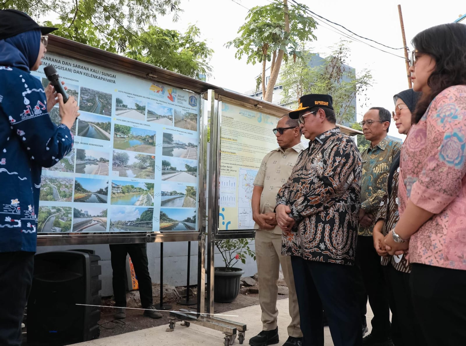 Pemprov DKI Tuntaskan Tanggul dan Jalan Inspeksi Kali Grogol, Gubernur Pramono: Sisa 600 Meter, Ditarget Rampung Tahun Ini