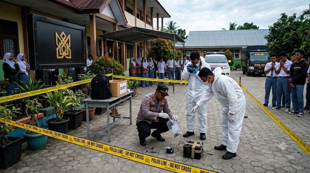 Terinspirasi Kasus di Jakarta, Pelajar 17 Tahun Jadi Tersangka Bom Rakitan di MAN 3 Padang