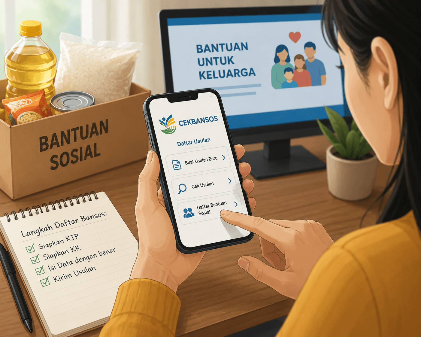 Belum Terima Bansos Juli 2026? Begini Cara Cek Status dan Daftar Mandiri via HP