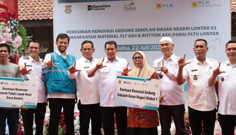 Inovasi Ramah Lingkungan: Bupati Tangerang Resmikan SDN Lontar 2 Hasil Renovasi Pakai Material FABA dari PLTU Lontar