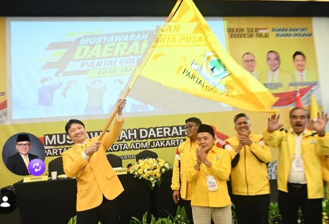 Putra Baskara Baramuli Terpilih Aklamasi di Musda XI, Golkar Jakarta Pusat Jaga Kebersamaan Kader