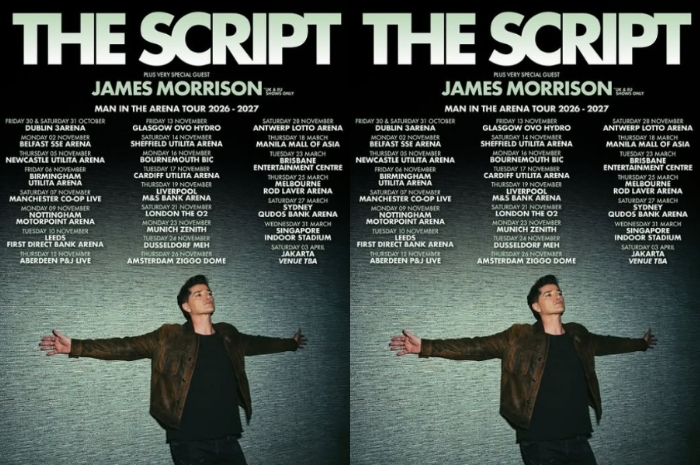 Nostalgia Sekaligus Era Baru, The Script Siap Gelar Konser di Jakarta April 2027