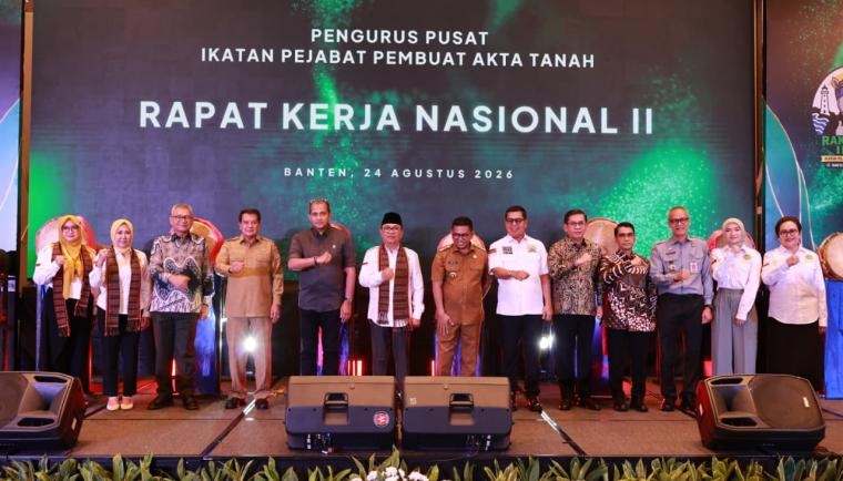 Hadiri Rakernas IPPAT, Bupati Tangerang Ajak PPAT Bersinergi Dongkrak PAD dan Jaga Integritas