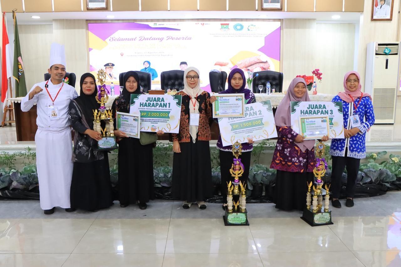 DPKP dan PKK Kabupaten Tangerang Gelar Lomba Cipta Menu B2SA 2026, 29 Tim Bersaing Olah Makanan Berbasis Pangan Lokal