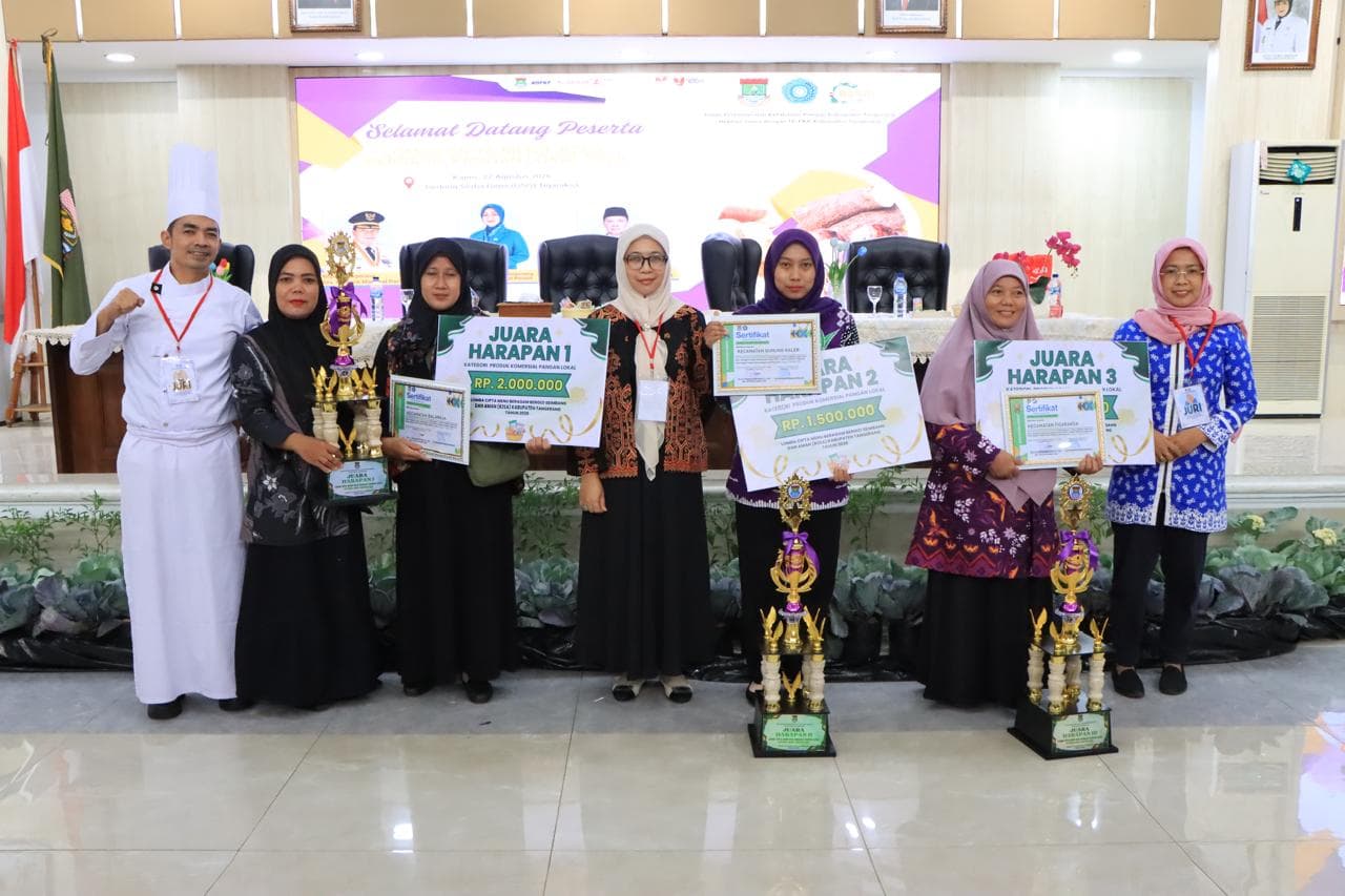 DPKP dan PKK Kabupaten Tangerang Gelar Lomba Cipta Menu B2SA 2026, 29 Tim Bersaing Olah Makanan Berbasis Pangan Lokal