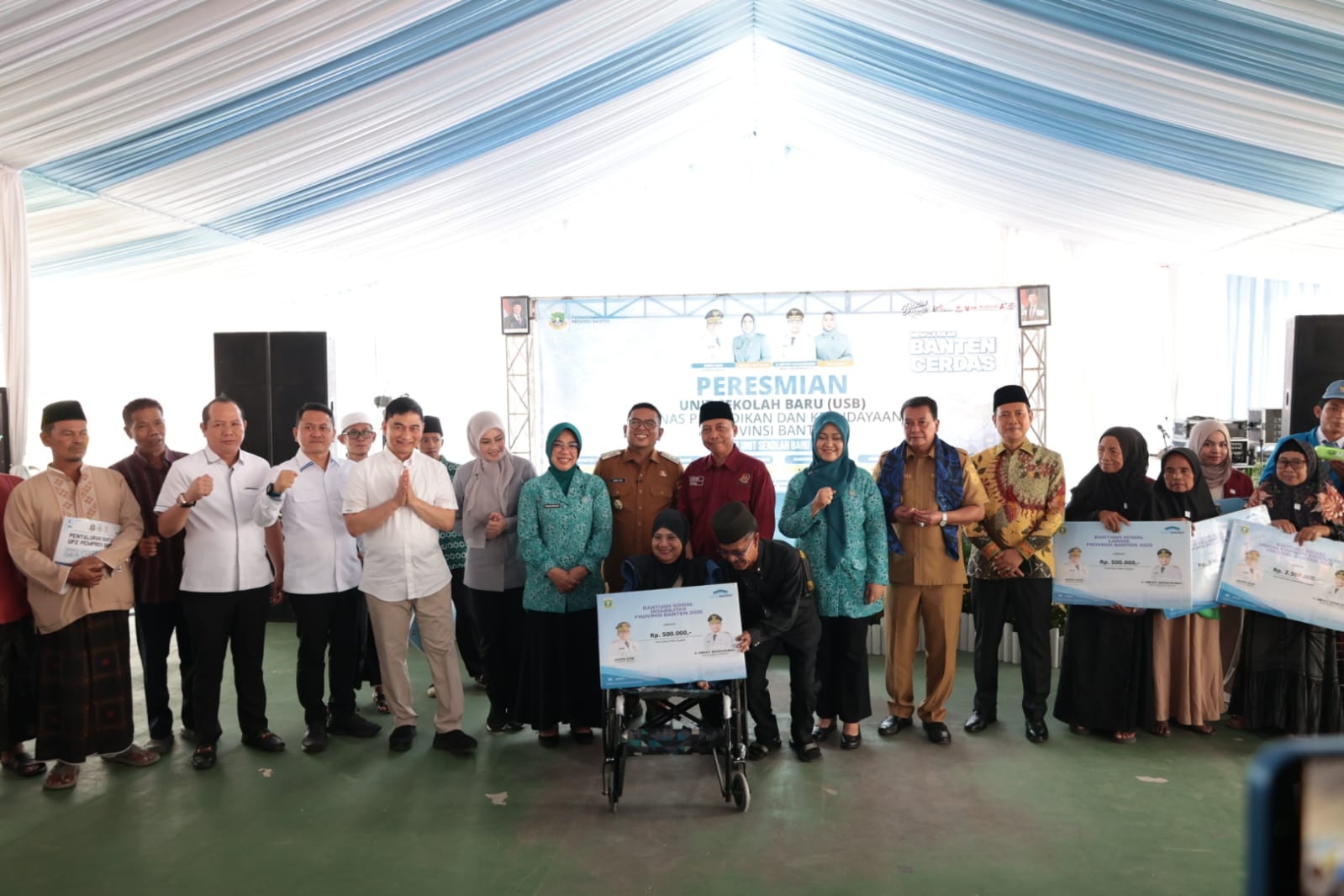 Bersama Gubernur Banten Resmikan SMAN 33 Sepatan, Bupati Tangerang Komitmen Cetak Generasi Emas dan Perluas Akses Pendidikan