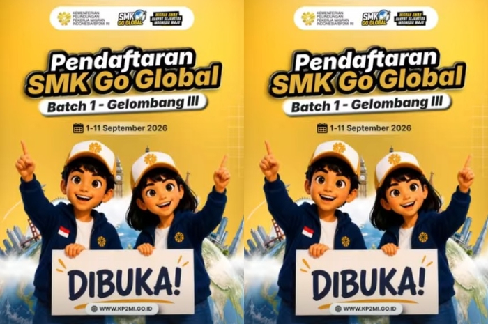 Pendaftaran SMK Go Global Batch 1 Gelombang III 2026 Dibuka, Tapi Tak Semua Daerah Bisa Daftar