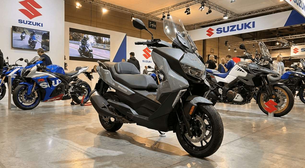 Hadir Sebagai Penantang Baru, New Suzuki Burgman 250 Punya Desain yang Lebih Keren Dari Honda Forza, Harga Bikin Syok!
