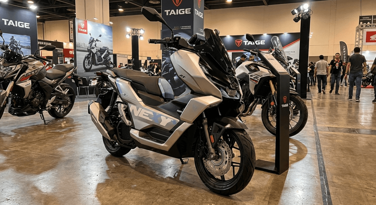 Lekukan Body Super Tajam Ala Motor Eropa, All New Taige Nexy Plus 150 Siap Ancam Dominasi PCX dan Nmax, Intip Spesifikasinya!