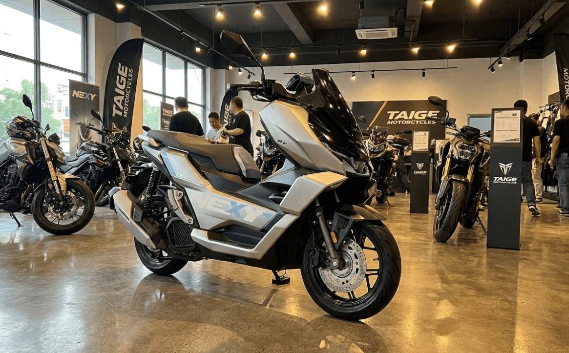Tampilannya Sangat Memikat Mirip Skutik Listrik Masa Depan, All New Taige Nexy Plus 150 Ternyata Pakai Mesin Bensin, Cek Detail Lengkapnya Di Sini!