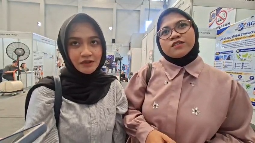 Tak Gengsi, Dua Gen Z Cari Kerja di Job Fair 2026 Jakbar: Ingin Bantu Ekonomi Keluarga