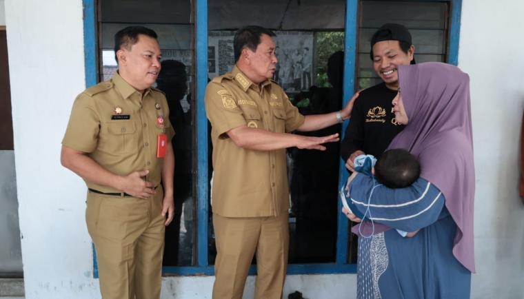 Kepedulian Nyata! Bupati Maesyal Rasyid Pastikan Bantuan Optimal untuk Bayi Penderita Jantung Bawaan di Cikupa
