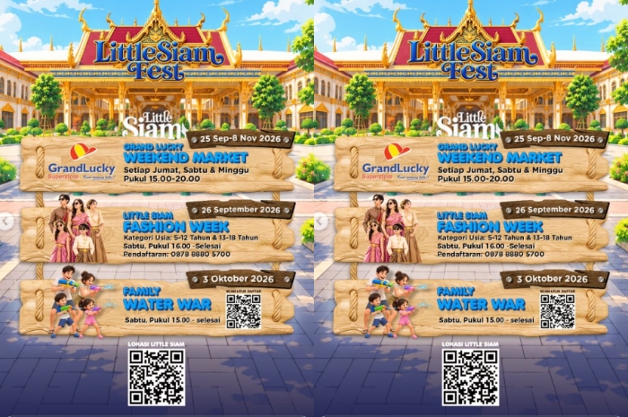 Little Siam Fest Hadirkan Sensasi Festival Thailand, dari Fashion Show hingga Perang Air