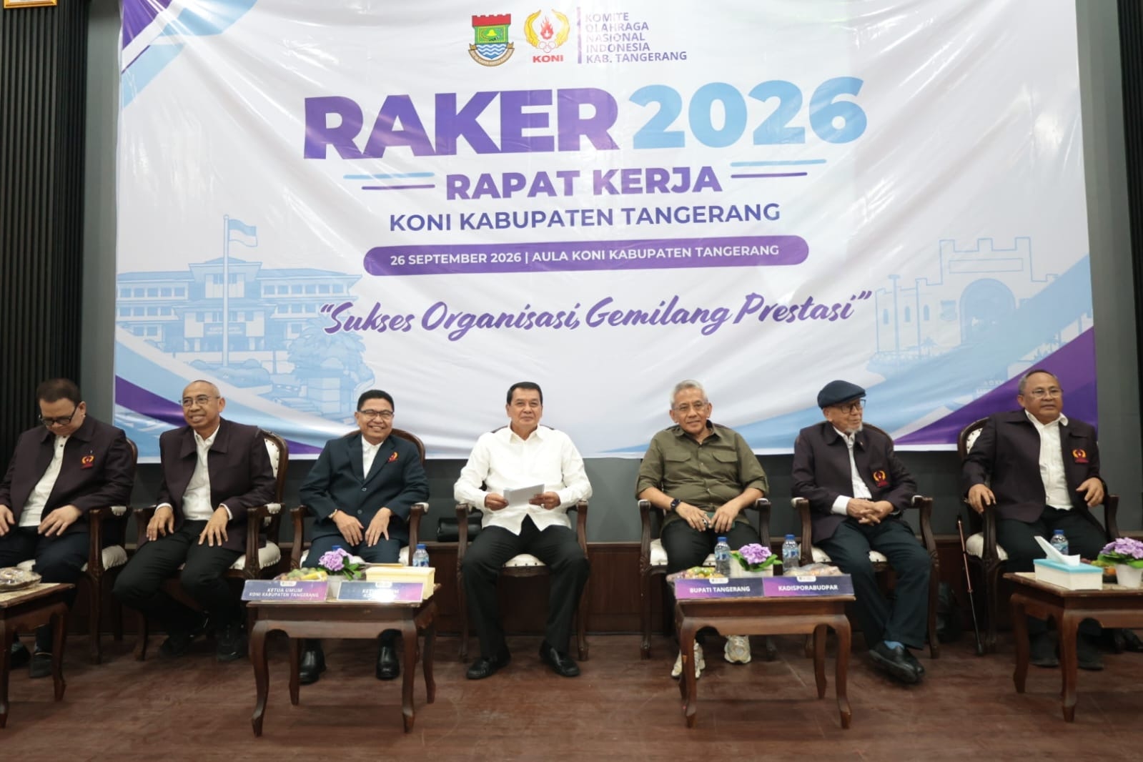 Jelang Porprov Banten 2026, Bupati Maesyal Rasyid Minta KONI Kabupaten Tangerang Matangkan Persiapan Atlet